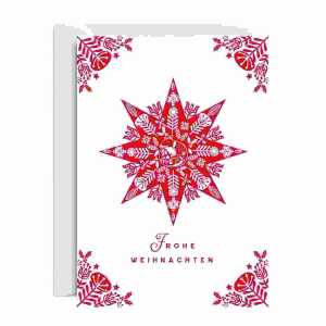 Weihnachtskarte Frohe Weihnachten B6/hd, Rössler