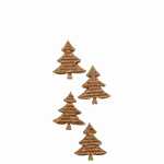 Weihnachtssticker Weihnachtsbäume, Inhalt: 4...