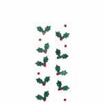 Weihnachtssticker Glitter Ilex, Inhalt: 14 Sticker,,...