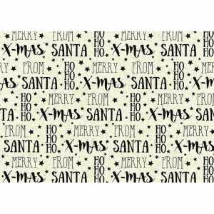 Geschenkpapier 70cmx1,5m By Nature Gras From Santa, Braun + Company