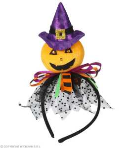 WIDMANN Kostüm Haarreif Kürbis 4029811336012
