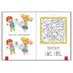 Roth Ausmal-Set mit Buntstiften, Einhornportrait, 10,5x16cm