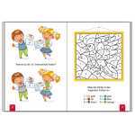 Roth Ausmal Set mit Buntstiften Einhornportrait