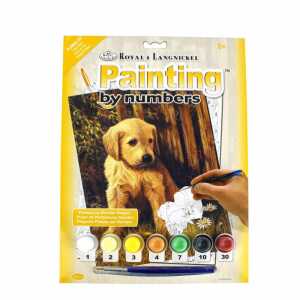 Malen nach Zahlen Junior Welpe, Größe: 33 x 24 cm