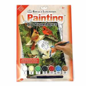 Malen nach Zahlen Junior Nachbarn, Größe: 33 x 24 cm,