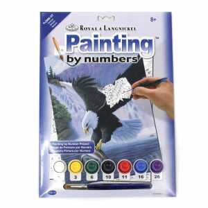 Malen nach Zahlen Junior Weißkopf-Seeadler, Größe: 33 x 24 cm