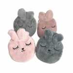 Wärmflasche 300ml Bezug Hase 4fach sort...