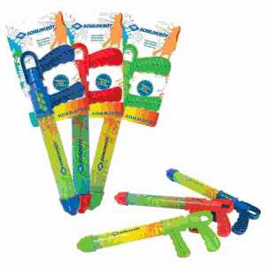 Aqua Blaster 40cm sortiert, grün, blau, rot, 300 ml Wassertank,