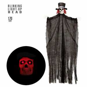 Deko Skelett Bräutigam 170cm blinkender Kopf, Widmann