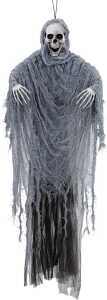 Animierter Grim Reaper mit Bewegungen und Sound, 100cm