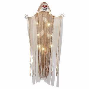 Leuchtender Sensenmann mit roten LED Augen