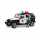 Polizei Jeep Wrangler mit Figur 1:16, Jeep Wrangler Polizeifahrzeug