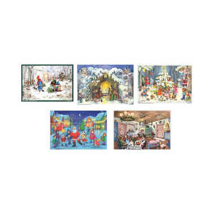 Adventkalender A4 quer sort. 800