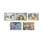 Adventkalender A4 quer sort. 800