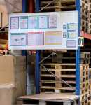 Schreibtafel 90x120cm weiß FRANKEN SC8203 PRO