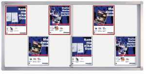 Schaukasten f. 12x A4 FRANKEN SK6112