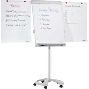 FRANKEN Flipchart Deluxe Mobil - 67 x 95 cm