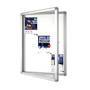 Schaukasten ECO Outdoor -12x A4, 98 x 101,1 x 4,5 cm, weiß,