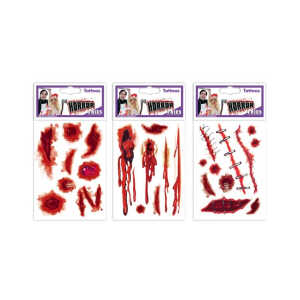 Schminkset Zombie-Narbe FRIES 31561 Tattoo