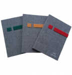 Notizbuch mit Handy-/Stiftehalter DONAU 1350102-99 sortiert
