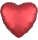 Folienballon Herz dunkelrot AMSCAN 9914135-92 43cm