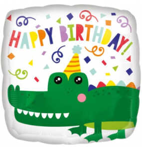 Folienballon Happy Birthday Kroko AMSCAN 4130901