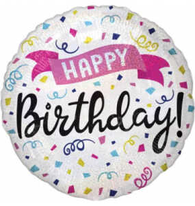Folienballon Happy Birthday Sparkle AMSCAN 3995101