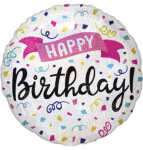 Folienballon Happy Birthday Sparkle AMSCAN 3995101