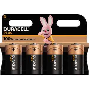 Batterie D/LR20 4ST Plus-ExtraLife DURACELL 142039 / 5002488 Mono