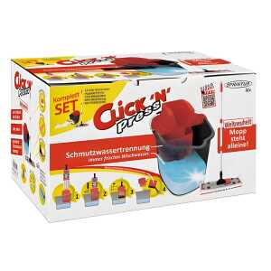 Sprintus Click "N" Press Bodenwisch-Komplett-Set inkl. Magnetstaubtuch
