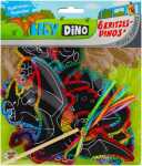 Bastelset Kratzbilder Hey Dino 6ST TRENDHAUS 957009...