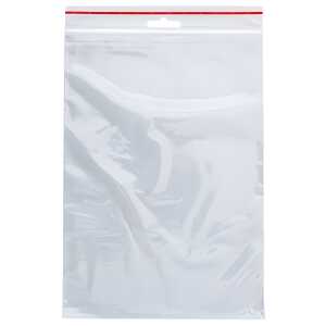 Q-Connect Druckbandbeutel - 170x230mm, transparent, 100 Stück