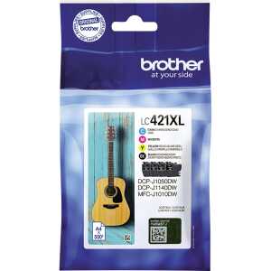 Brother Original Brother Tintenpatrone MultiPack Bk,C,M,Y (LC-421XLVAL