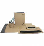 Tastaturunterlage Recyclingleder/Filz br DONAU 2100005-02
