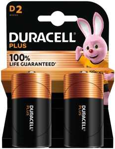 DURACELL Batterie Plus Alkaline Mono 2er MN1300