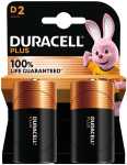 DURACELL Batterie Plus Alkaline Mono 2er MN1300