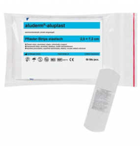 aluderm-aluplast Pflasterstripes 50St SÖHNGEN elastisch 2,5x7,2cm