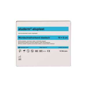 SÖHNGEN aluderm-aluplast Wundpflaster - elastisch, 6x10cm, 10 Stück