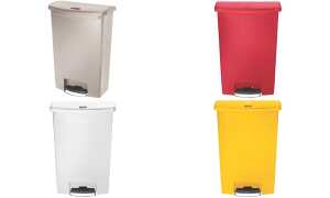 Slim Jim® Step-On-Tretabfallbehälter RUBBERMAID 1883561 90l Kunststoff