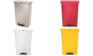 Slim Jim® Step-On-Tretabfallbehälter RUBBERMAID 1883570 90l Kunststoff