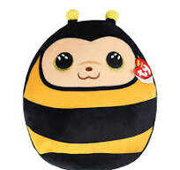 Plüschfigur Kissen Biene Zinger TY 39230 20cm Squish a Boo