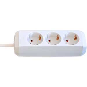 Eco-Line Steckdosenleiste 3-fach weiß 5m H05VV-F 3G1,5