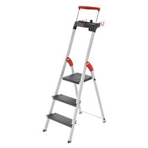 HAILO Alu-Sicherheitsleiter L100 TopLine - 3 Stufen