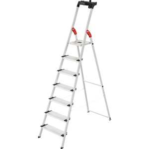 HAILO Alu-Sicherheitsleiter L80 ComfortLine - 7 Stufen