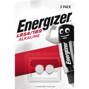 ENERGIZER Knopfzellen-Batterie Alkaline LR54/189/AG10 1,5Volt 2 Stück
