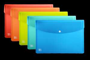 Oxford "URBAN" Brieftaschen, DIN A5, PP, transluzent, sortiert