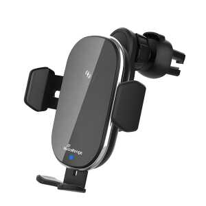 MEDIARANGE KfZ-Ladegerät - induktiv 15W Schnellladegerät, schwarz