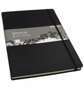 Notizbuch A4 kariert DONAU 344200-01 Hardcover