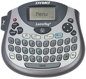 DYMO Beschriftungsgerät LetraTag 100T QWERTZTastatur schwarz/blau