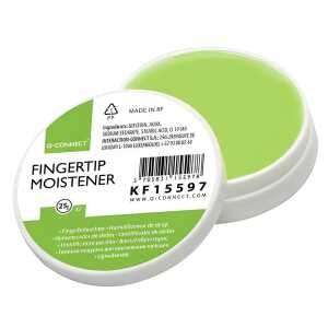 Q-Connect Fingeranfeuchter Fingertip - 20 ml, weiß